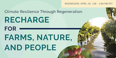 Recharge for Farms, Nature, and People