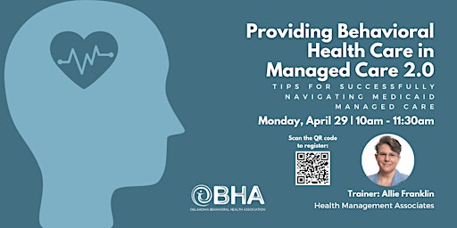 Providing Behavioral Health Care in Managed Care 2.0 primary image