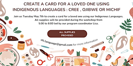 Indigenous Language Card Making Workshop