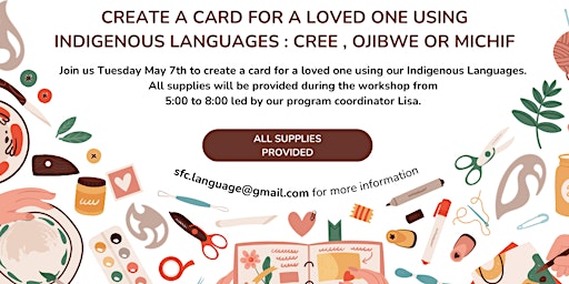 Hauptbild für Indigenous Language Card Making Workshop
