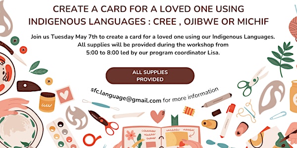 Indigenous Language Card Making Workshop