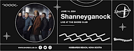 Shanneyganock - Live at the Shore Club - Friday June 14 - $35