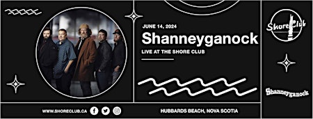 Imagem principal do evento Shanneyganock - Live at the Shore Club - Friday June 14 - $35