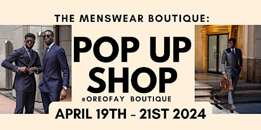 Primaire afbeelding van The Menswear Boutique Popup (Day 2/3)