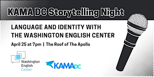 Imagen principal de KAMA DC Storytelling Night: Language and Identity with the WEC