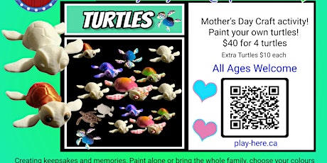 Mother's Day Paint activity at Retro