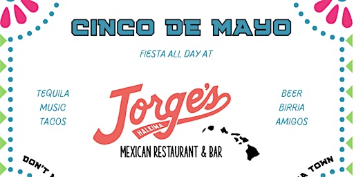 Primaire afbeelding van CINCO DE MAYO AT JORGE'S