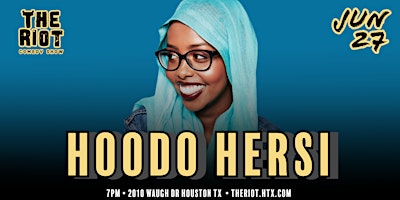 Primaire afbeelding van Hoodo Hersi (Seth Meyers, Just For Laughs) Headlines The Riot Comedy Club