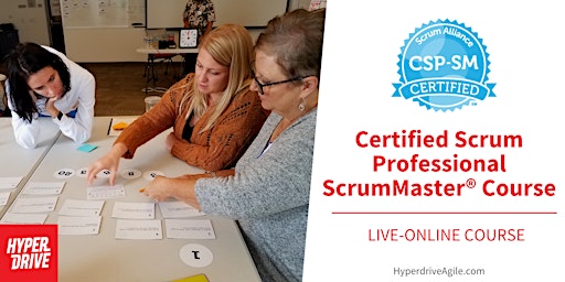 Hauptbild für Certified Scrum Professional - ScrumMaster® Live Online (Eastern Time)