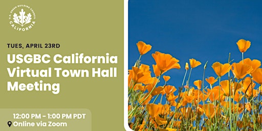 Imagen principal de USGBC California Town Hall Meeting