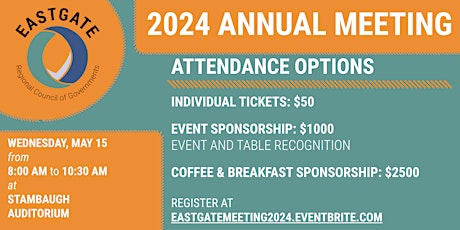 Eastgate Regional Council of Governments 2024 Annual Meeting