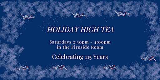 Holiday High Tea primary image