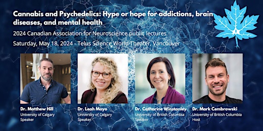 Imagem principal do evento Cannabis and Psychedelics: Hype or hope for addictions, brain diseases, and mental health