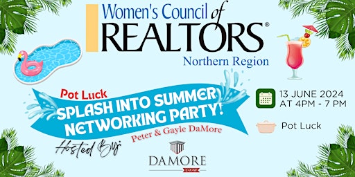 REALTORS ONLY!  Women's Council of Realtors Networking Pool Party! primary image