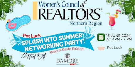 REALTORS ONLY!  Women's Council of Realtors Networking Pool Party!