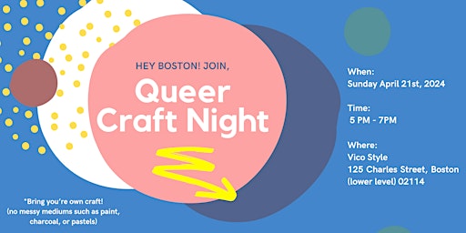 Immagine principale di Queer Craft Night 