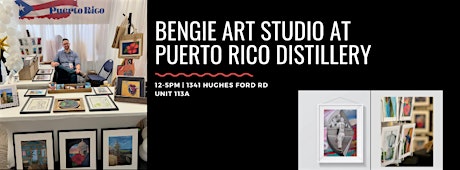 Bengie Art Studio Pop-Up at Puerto Rico Distillery