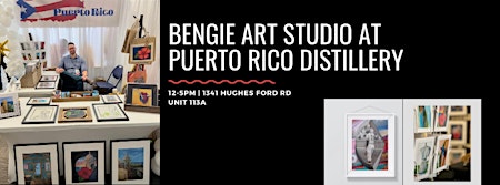 Primaire afbeelding van Bengie Art Studio Pop-Up at Puerto Rico Distillery