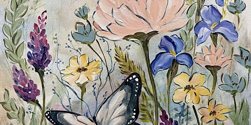 Imagen principal de Butterfly Blossoms  - Paint and Sip by Classpop!™