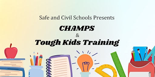 Imagem principal do evento CHAMPS and Tough Kids Training