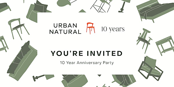 Urban Natural Home 10 Year Anniversary Party