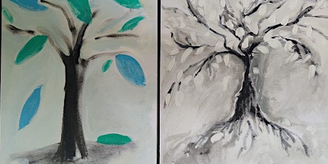 Paint with a Purpose, "Family Tree", a tribute to Mother's Day.