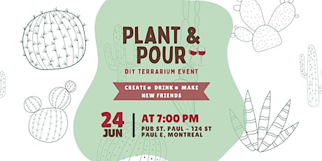 Plant and Pour | Wine Glass Terrarium Event in Old Port Montreal