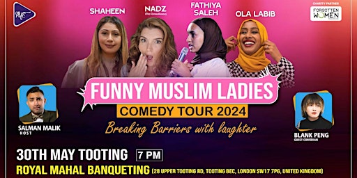 Hauptbild für Funny Muslim Ladies FML Charity Standup Comedy Show  London