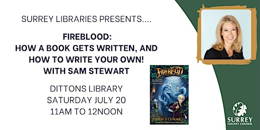 Fireblood, Fantasy Workshop with Children's Author Sam Stewart  primärbild