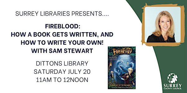 Fireblood, Fantasy Workshop with Children's Author Sam Stewart