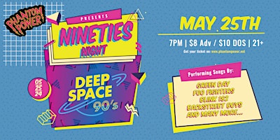 DEEP SPACE 90s - 90s Tribute Band primary image