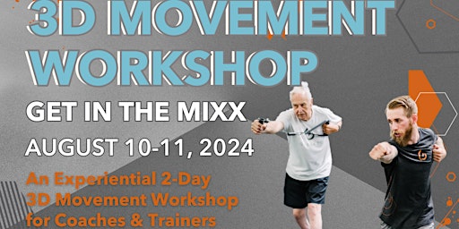 Immagine principale di Summer 3D Movement Workshop for Personal Trainers & Coaches 