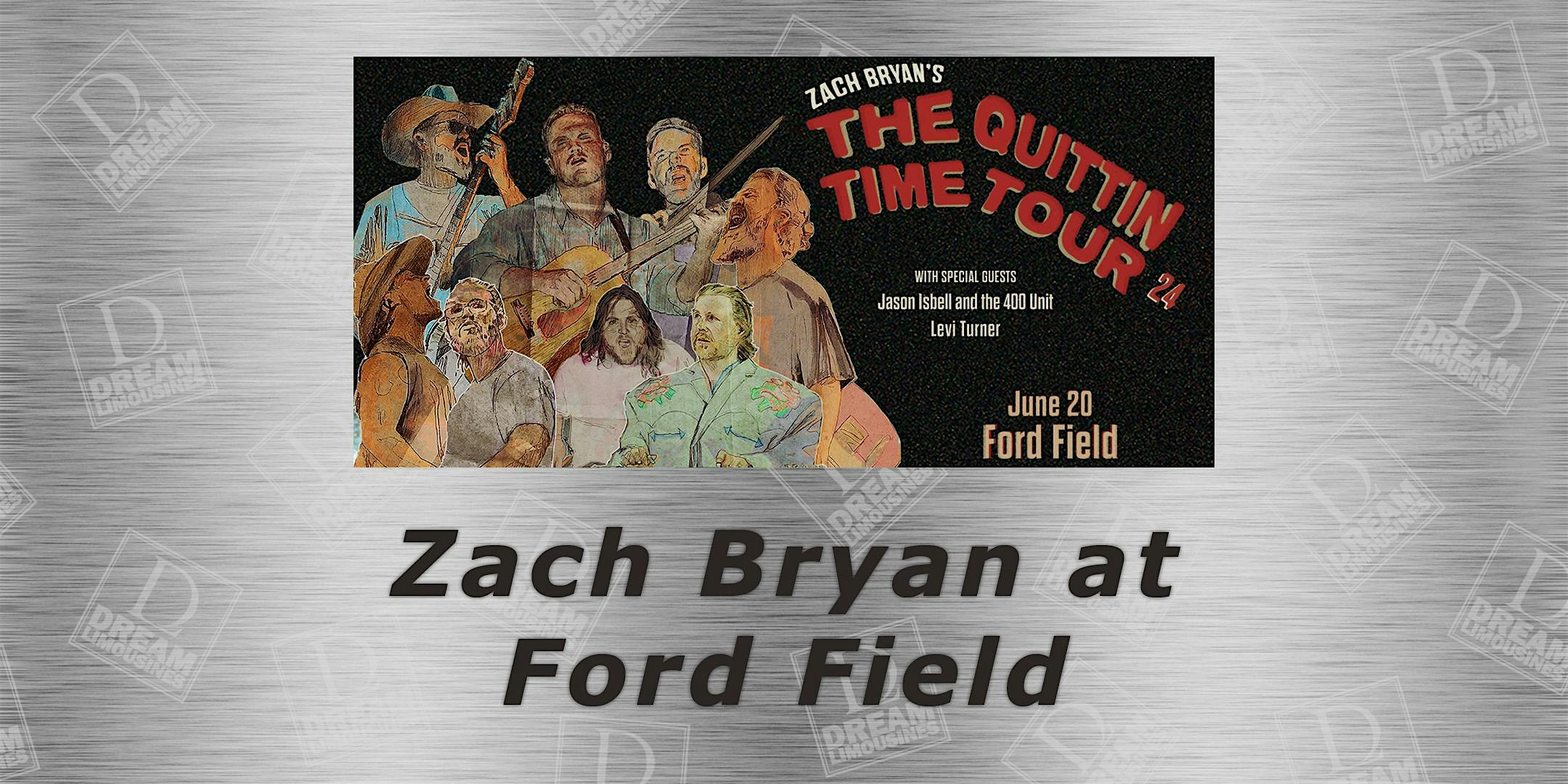 Shuttle Bus to See Zach Bryan at Ford Field
