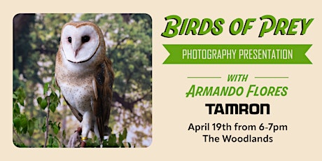 Imagen principal de Birds of Prey Photography Presentation with Armando Flores