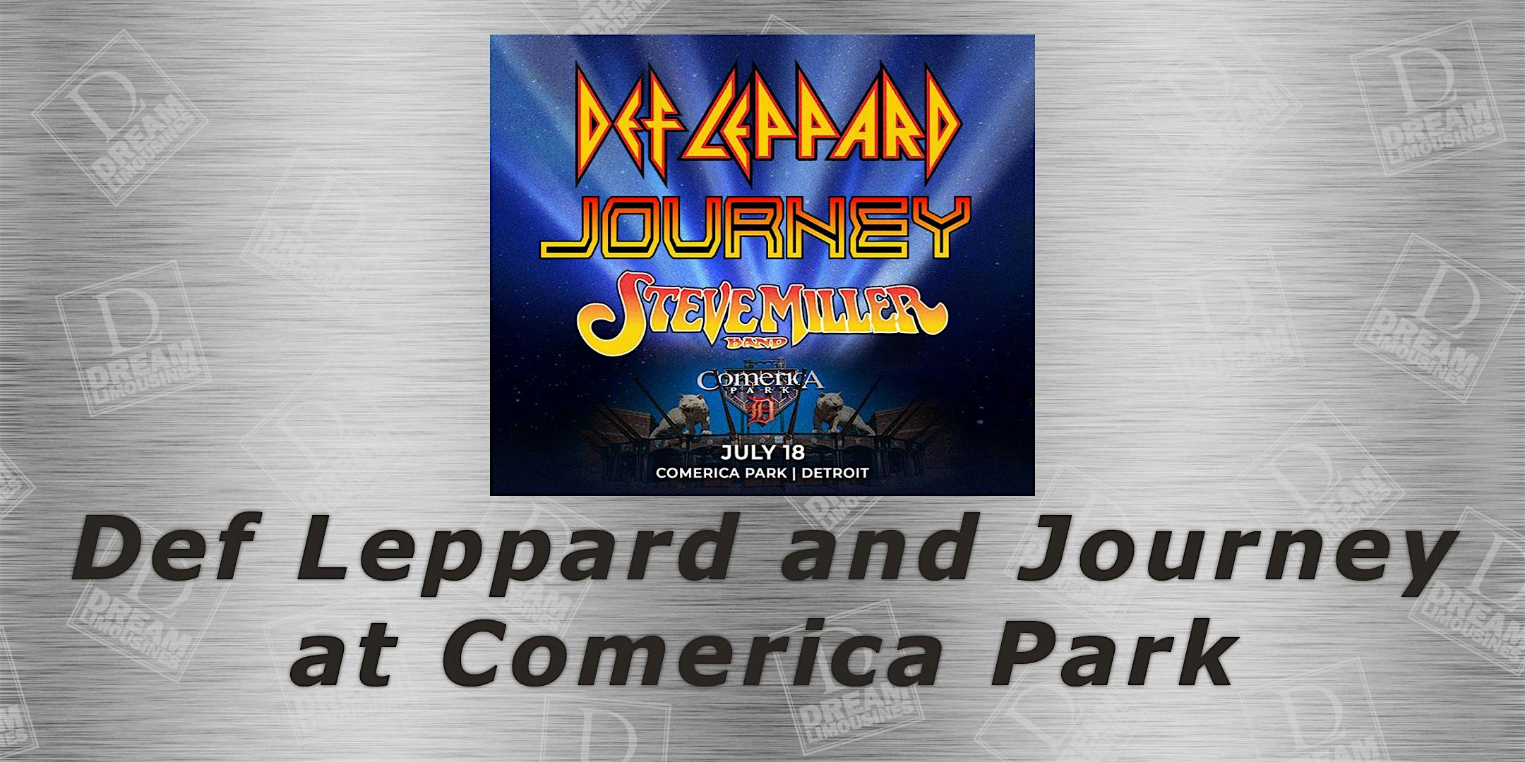 Shuttle Bus to See Def Leppard and Journey at Comerica Park