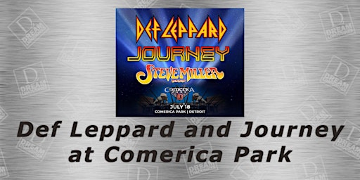 Imagem principal de Shuttle Bus to See Def Leppard and Journey at Comerica Park