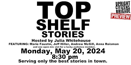 *UCBNY Preview* Top Shelf Stories