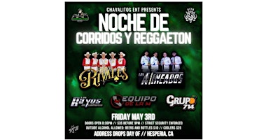 Primaire afbeelding van NOCHE DE CORRIDOS Y REGGAETON