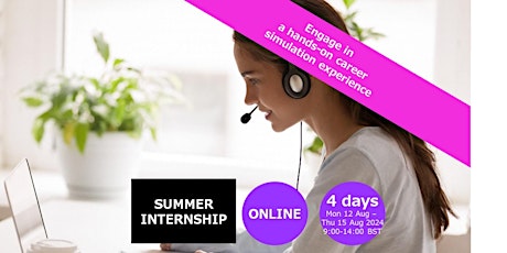 [ONLINE] Summer Internship Programme for 15-18