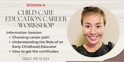 Imagen principal de Childcare Education Career Workshop