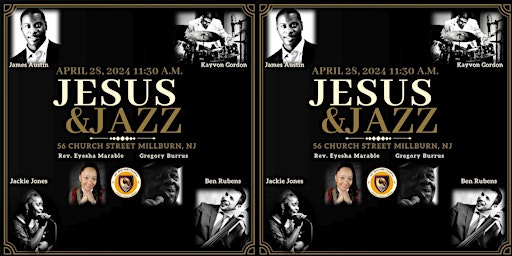 Image principale de Jesus and Jazz feat James Austin Trio Kayvon Gordon Ben Rubens Jackie Jones