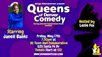 Imagem principal do evento The Queens of Denver Comedy: Janell Banks