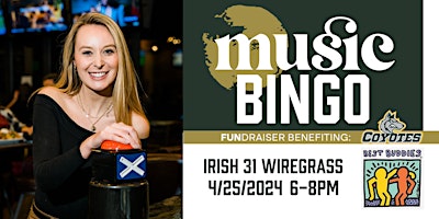 Image principale de MUSIC BINGO FUNDRAISER benefiting BEST BUDDIES Cypress Creek High School!