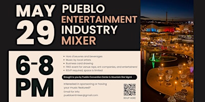 Primaire afbeelding van Pueblo Entertainment Industry Mixer