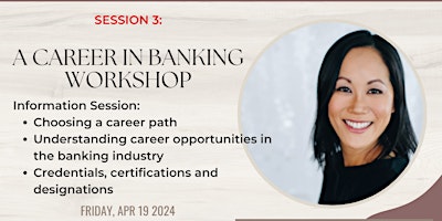 Primaire afbeelding van A Career in Banking Workshop