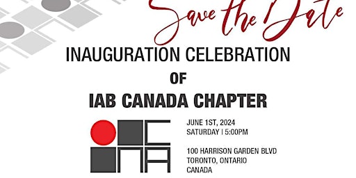 Imagem principal do evento Inaugural Program - IAB Canada Chapter