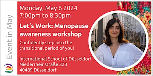 Image principale de iwibdus Menopause Awareness Workshop 2024