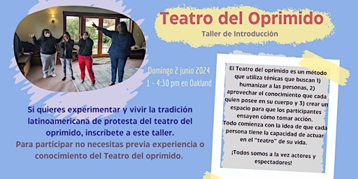 Imagem principal do evento Taller de Teatro del Oprimido