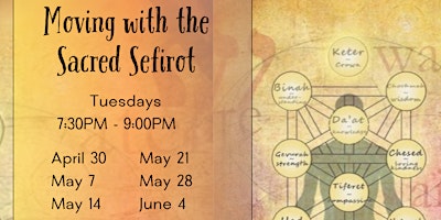 Imagem principal do evento Moving with the Sacred Sefirot (6 sessions)