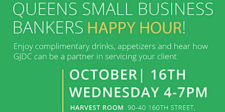 QUEENS SMALL BUSINESS BANKERS HAPPY HOUR primary image
